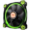 Ventilator PC Thermaltake Riing 12 High Static Pressure Green LED, 120mm, 3 Fan Pack