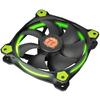 Ventilator PC Thermaltake Riing 12 High Static Pressure Green LED, 120mm, 3 Fan Pack