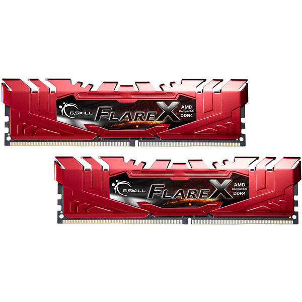 Memorie GSkill Flare X (for AMD), 32GB, DDR4, 2400MHz, CL15, 1.2V, Kit Dual Channel
