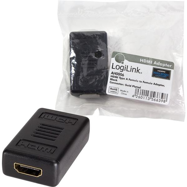 Adaptor Logilink AH0006, 1 x HDMI Female - 1 x HDMI Female
