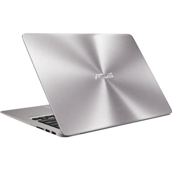 Laptop Asus ZenBook UX410UA-GV040T, 14.0'' FHD, Core i7-7500U 2.7GHz, 16GB DDR4, 1TB HDD + 256GB SSD, Intel HD 620, Win 10 Home 64bit, Gri