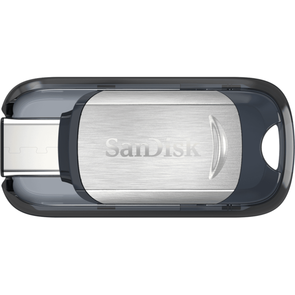 Memorie USB SanDisk Ultra Z450, 128GB, USB Type-C, Negru/Argintiu