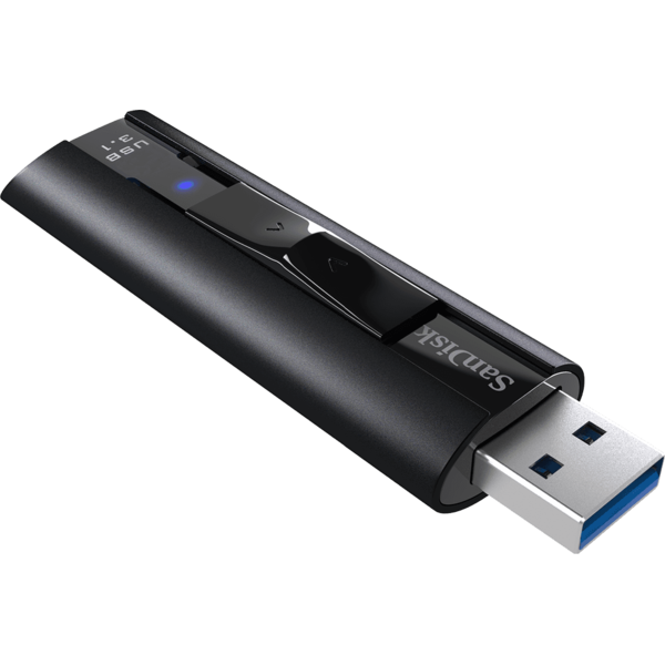 Memorie USB SanDisk Extreme PRO, 128GB, USB 3.1, Negru