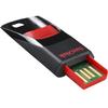 Memorie USB SanDisk Cruzer Edge, 32GB, USB 2.0, Negru/Rosu