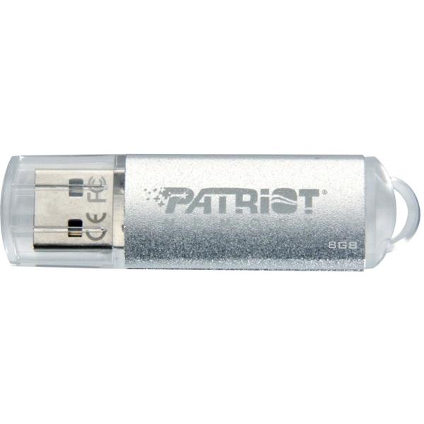 Memorie USB PATRIOT Xporter Pulse, 8GB, USB 2.0, Argintiu