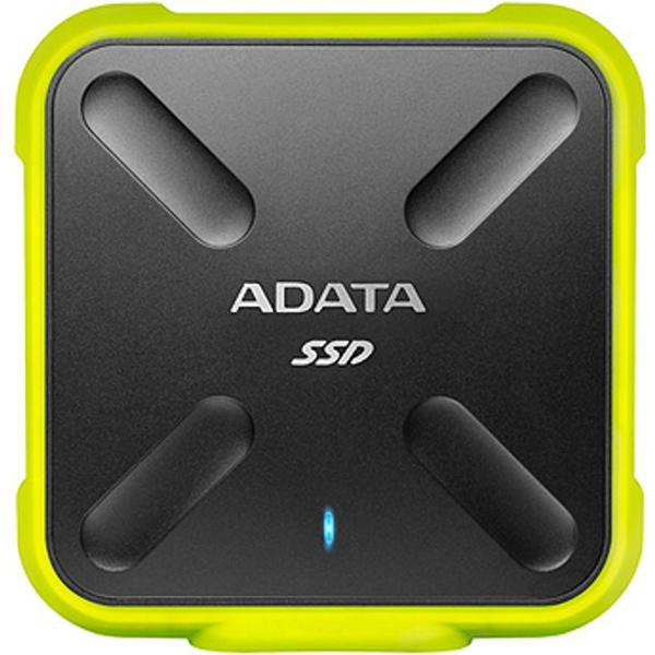 SSD A-DATA SD700, 512GB, USB 3.1, Negru/Verde