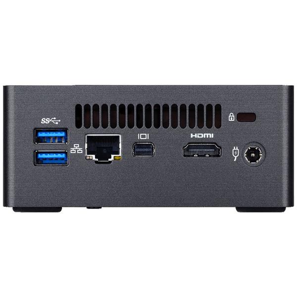 Mini PC Gigabyte BRIX GB-BKi5HA-7200, Core i5-7200U 2.5GHz, DDR4, M.2, 2.5'' HDD/SSD, Intel HD 620, FreeDOS, Negru