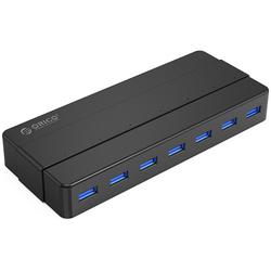 Hub USB Orico H7928-U3, 7 x USB 3.0, Negru