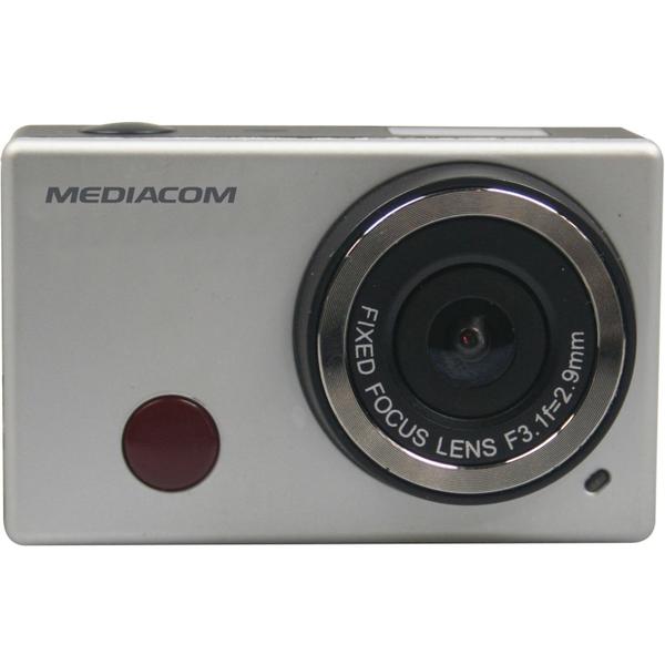 Camera video Actiune Mediacom SportCam Xpro 120 HD Wi-Fi, Gri/Negru