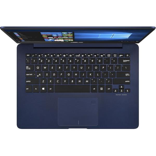 Laptop Asus ZenBook UX430UQ-GV006T, 14.0'' FHD, Core i5-7200U 2.5GHz, 8GB DDR4, 256GB SSD, GeForce 940MX 2GB, FingerPrint Reader, Win 10 Home 64bit, Albastru