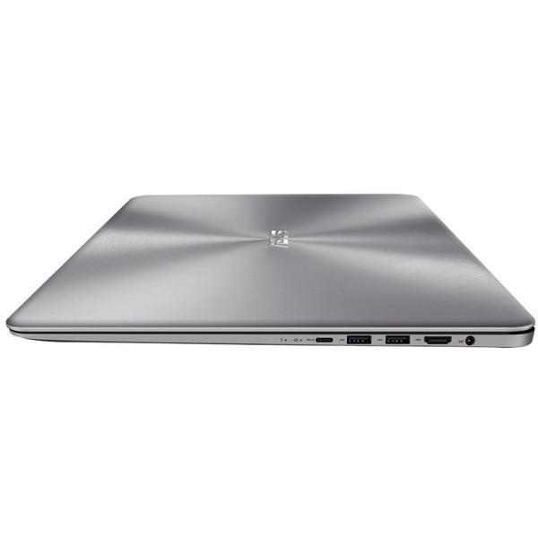 Laptop Asus ZenBook UX510UX-CN174T, 15.6'' FHD, Core i7-7500U 2.7GHz, 12GB DDR4, 1TB HDD + 128GB SSD, GeForce GTX 950M 2GB, FingerPrint Reader, Win 10 Home 64bit, Grey Metal