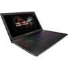 Laptop Asus ROG GL553VE-FY025, 15.6'' FHD, Core i7-7700HQ 2.8GHz, 16GB DDR4, 1TB HDD + 128GB SSD, GeForce GTX 1050 Ti 4GB, Endless OS, Negru