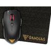 Mouse gaming Gamdias DEMETER E1, USB, Optic, 3200dpi, Negru + Mouse Pad NYX E1