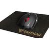 Mouse gaming Gamdias DEMETER E1, USB, Optic, 3200dpi, Negru + Mouse Pad NYX E1