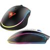 Mouse gaming Gamdias ZEUS E1 RGB, USB, Optic, 3200dpi, Negru + Mouse Pad NYX E1