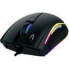 Mouse gaming Gamdias ZEUS E1 RGB, USB, Optic, 3200dpi, Negru + Mouse Pad NYX E1