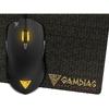 Mouse gaming Gamdias OUREA E1, USB, Optic, 4000dpi, Negru + Mouse Pad NYX E1