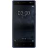 Smartphone Nokia 3, Dual SIM, 5.0'' IPS LCD Multitouch, Quad Core 1.3GHz, 2GB RAM, 16GB, 8MP, 4G, Tempered Blue