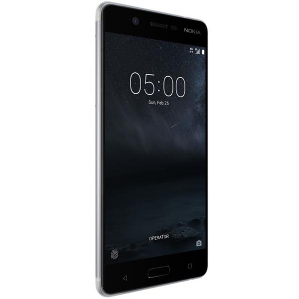Smartphone Nokia 5, Dual SIM, 5.2'' IPS LCD Multitouch, Octa Core 1.4GHz, 2GB RAM, 16GB, 13MP, 4G, Silver