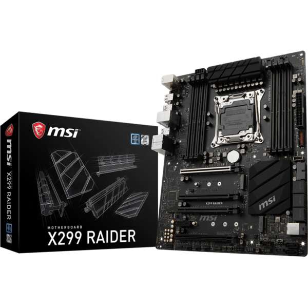 Placa de baza MSI X299 RAIDER, Socket 2066, ATX