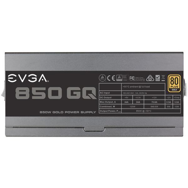 Sursa EVGA 850 GQ, 850W, Certificare 80+ Gold