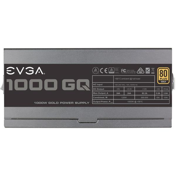 Sursa EVGA 1000 GQ, 1000W, Certificare 80+ Gold
