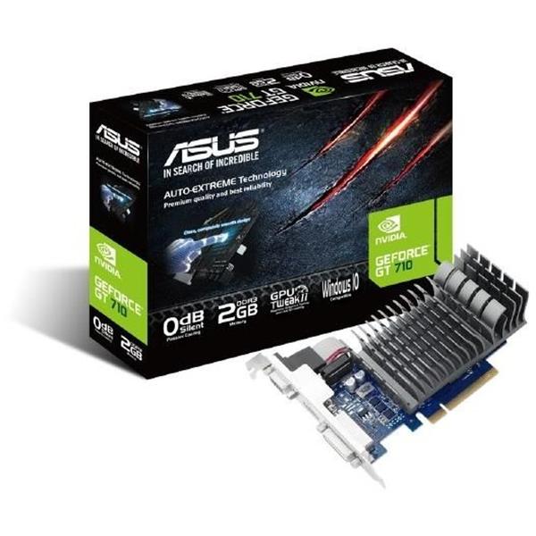 Placa video Asus GeForce GT 710, 2GB GDDR3, 64 biti, Low Profile Bracket