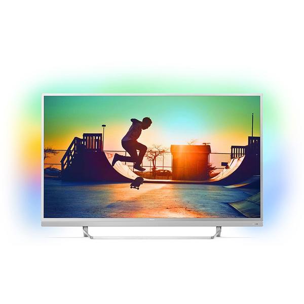 Televizor LED Philips Smart TV Android 55PUS6482/12, 139cm, 4K UHD, Argintiu