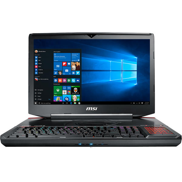 Laptop MSI GT83VR 7RF Titan SLI, 18.4'' FHD, Core i7-7820HK 2.9GHz, 64GB DDR4, 1TB HDD + 512GB SSD, Dual GeForce GTX 1080 8GB, Win 10 Home 64bit, Negru