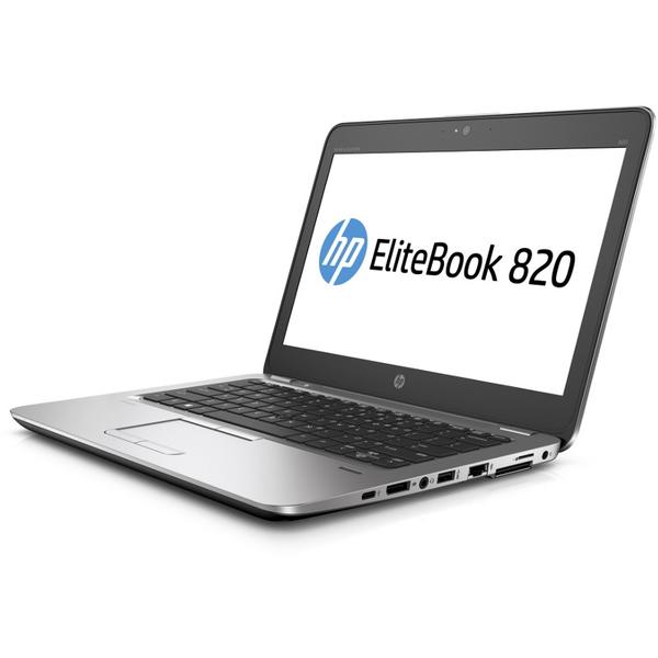 Laptop HP EliteBook 820 G3, 12.5'' FHD, Core i5-6200U 2.3GHz, 4GB DDR4, 128GB SSD, Intel HD 520, FingerPrint Reader, Win 7 Pro 64bit + Win 10 Pro 64bit, Argintiu
