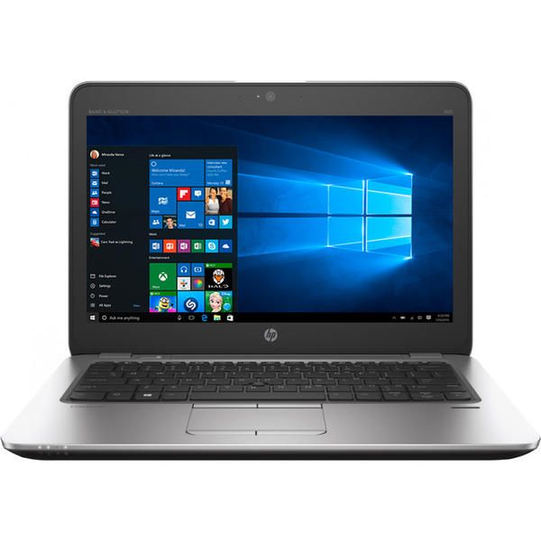 Laptop HP EliteBook 820 G3, 12.5'' FHD, Core i5-6200U 2.3GHz, 4GB DDR4, 128GB SSD, Intel HD 520, FingerPrint Reader, Win 7 Pro 64bit + Win 10 Pro 64bit, Argintiu