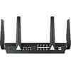 Router Wireless Asus BRT-AC828, Gigabit, 802.11 a/b/g/n/ac, 2 x WAN, 8 x LAN, 800 + 1734Mbps, Dual Band AC2600