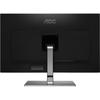 Monitor LED AOC U3277FWQ, 31.5'' 4K UHD, 4ms, Negru/Argintiu