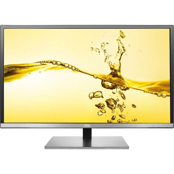 Monitor LED AOC U3277FWQ, 31.5'' 4K UHD, 4ms, Negru/Argintiu