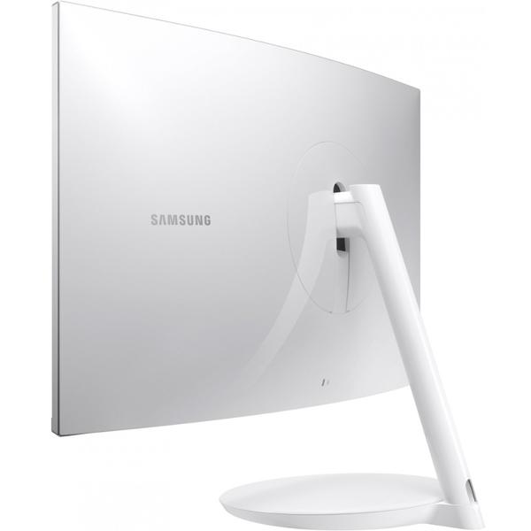 Monitor LED Samsung LC32H711QEUXEN, 31.5'' QHD, 4ms, Ecran curbat, Alb
