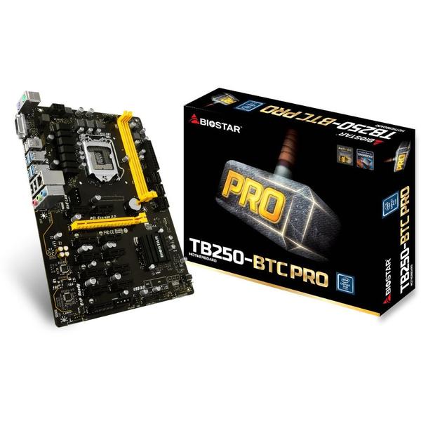 Placa de baza Biostar TB250-BTC PRO, Socket 1151, ATX