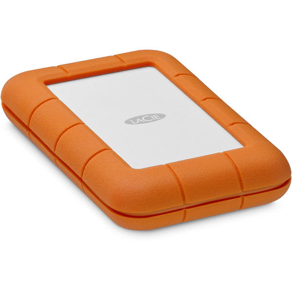 Hard Disk Extern Lacie Rugged Thunderbolt USB-C, 5TB, USB Tip C, Portocaliu