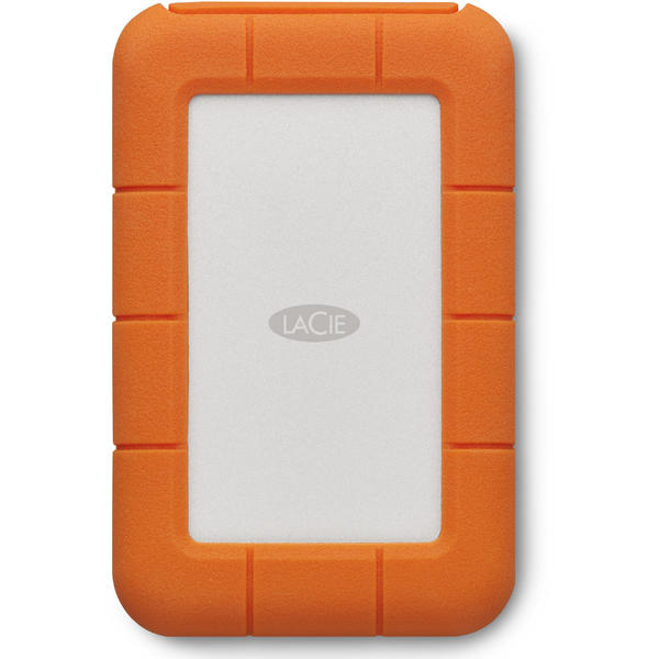 Hard Disk Extern Lacie Rugged Thunderbolt USB-C, 5TB, USB Tip C, Portocaliu