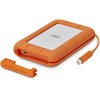 Hard Disk Extern Lacie Rugged Thunderbolt USB-C, 2TB, USB Tip C, Portocaliu