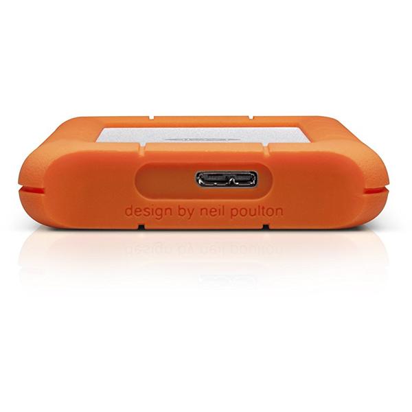 Hard Disk Extern Lacie Rugged Mini, 1TB, USB 3.0, Portocaliu