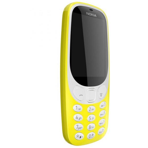 Telefon mobil Nokia 3310 (2017), Dual SIM, 2.4'' TFT, 2MP, 2G, Bluetooth, Yellow