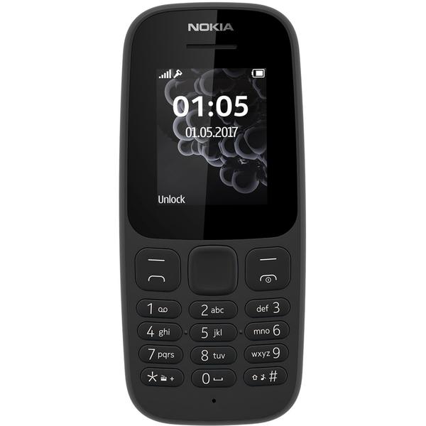 Telefon mobil Nokia 105 (2017), Dual SIM, 1.4'' TFT, 2G, Black