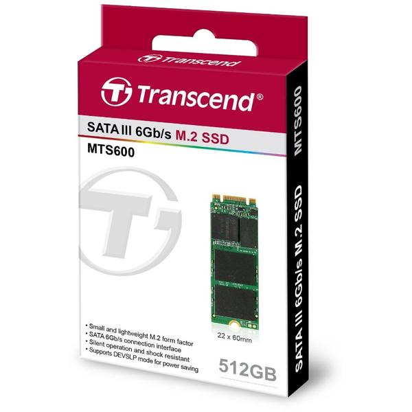 SSD Transcend MTS600, 512GB, SATA 3, M.2 2260