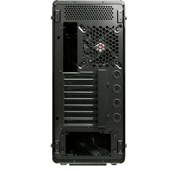 Carcasa RAIJINTEK ASTERION Classic Black Window, MiddleTower, Fara sursa, Negru