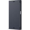 Husa Sony Style Cover Stand SCSF20 BLACK pentru Xperia X Compact, Negru