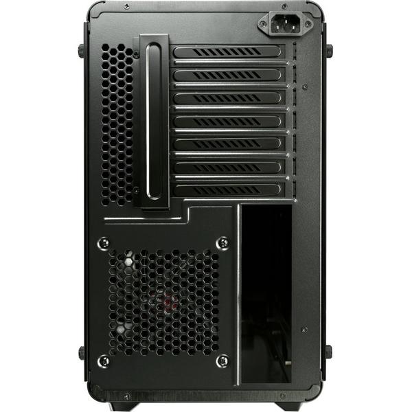 Carcasa RAIJINTEK THETIS Black Window, Cube, Fara sursa, Negru