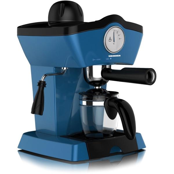 Expresor-Cafetiera Heinner HEM-200BL, 800W, Albastru