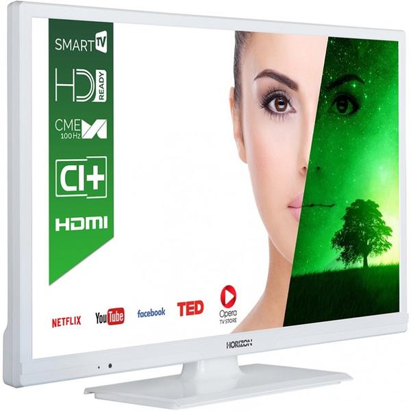 Televizor LED Horizon Smart TV 24HL7111H, 60cm, HD, Alb