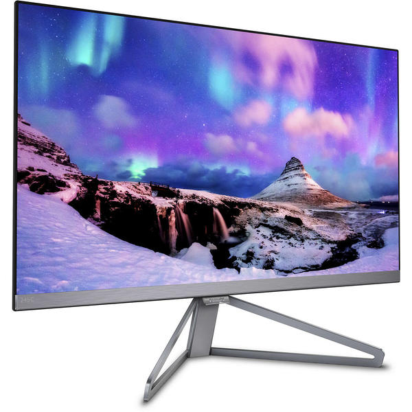 Monitor LED Philips 245C7QJSB/00, 23.8", Full HD, IPS, 5 ms, Ultra Wide-Color