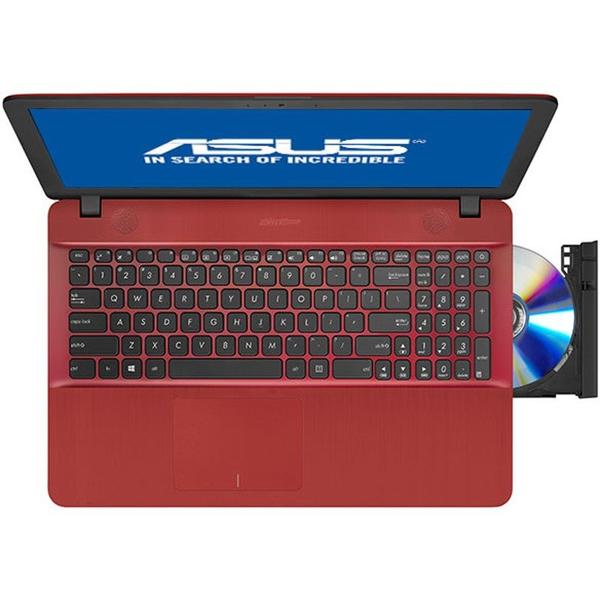 Laptop Asus VivoBook Max X541UA-GO1709, 15.6'' HD, Core i3-7100U 2.4GHz, 4GB DDR4, 500GB HDD, Intel HD 620, Endless OS, Rosu